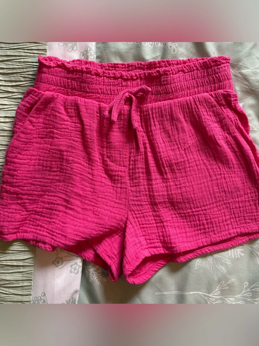 Kids Two-Piece Matching Set - Bright Pink